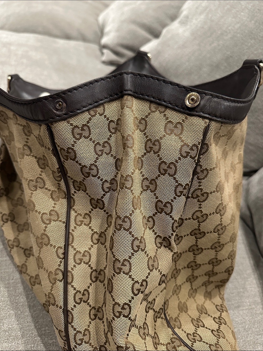 Large Gucci Sukey Shoulder bag - Picture 11 of 13